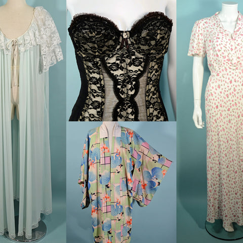 Vintage nightgowns, foundations, lingerie