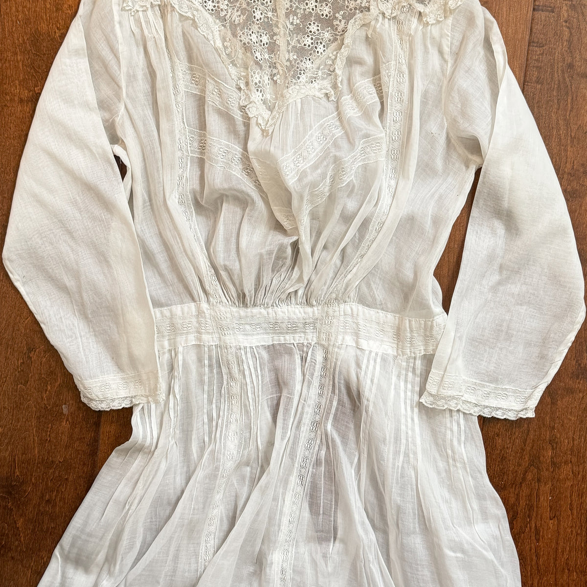 white christmas dresses Edwardian printed cotton lace skirt – Devore Vintage