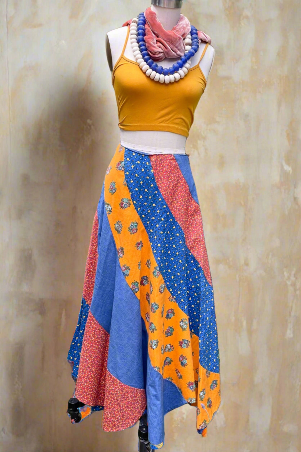 1970s Flowy Skirt 70s 70s Fashion 70s Swirl Skirt Vintage 70s