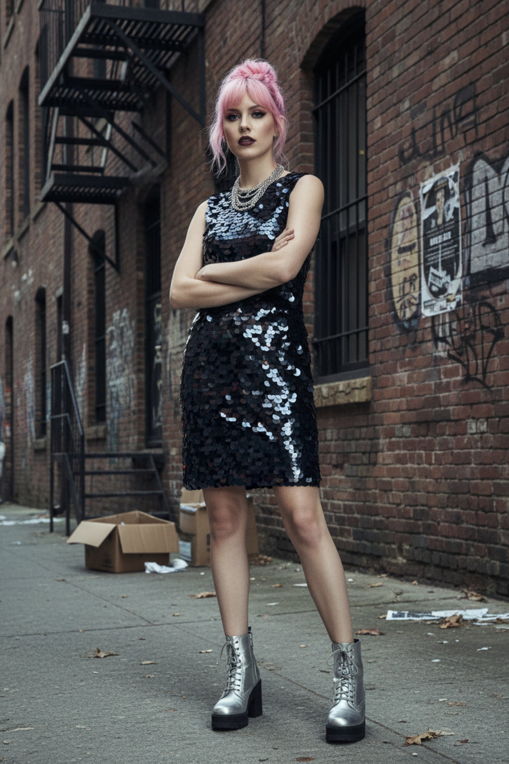 90s Black Sequin/Beaded Cocktail Party Dress, Black Tie XS/S Papillon Vintage Shop 90s Black Sequin/Beaded Cocktail Party Dress, Black Tie XS/S Papillon Vintage Shop