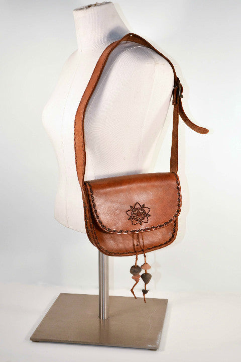 Vintage Papillon Paris Handbag, Mustard Leather Bag, Metal Frame Woman Bag, Shoulder Purse