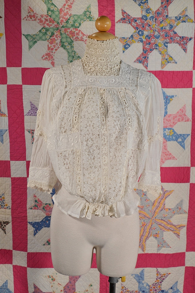 gorgeous Edwardian lace blouse