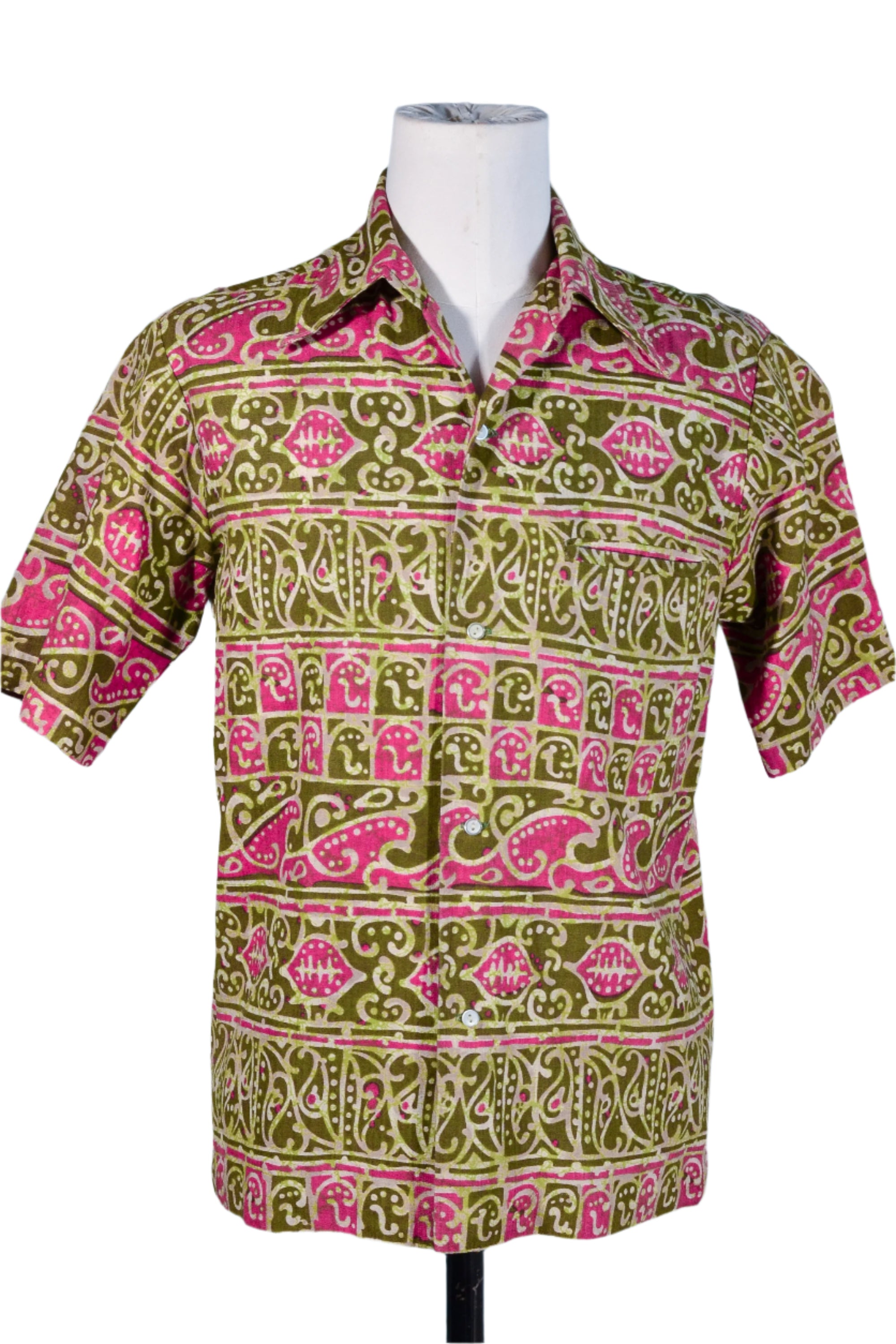 Sears Hawaii Vintage 60s/70s Hawaiian Shirt Barkcloth Aloha Sears Hawaii Vintage 60s/70s Hawaiian Shirt Barkcloth Aloha